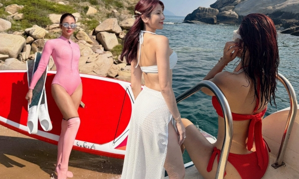 Mỹ nhân showbiz ly hôn xong ngày càng nhuận sắc: U40 mà body nét căng, lên đồ đi biển là chấn động
