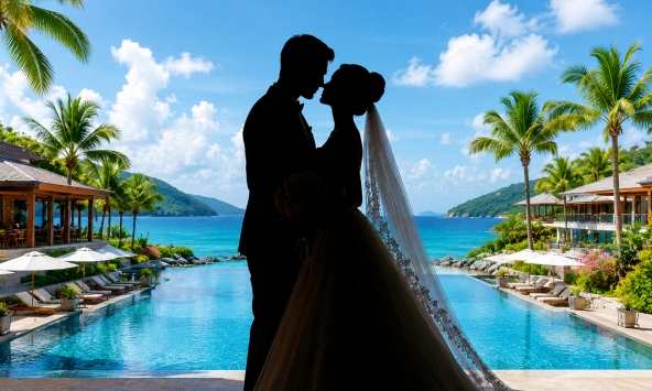Chưa từng có trong tiền lệ: Cặp sao Việt ráo riết xây resort 5 sao để tổ chức đám cưới