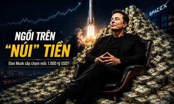 Elon Musk đang ngồi trên 'núi' tiền, có thể trở thành tỷ phú nghìn tỷ USD đầu tiên trên thế giới