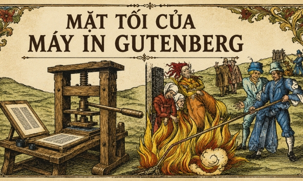 Nhân đề thi Văn THPT 2026: Máy in Gutenberg vừa giải phóng tri thức, vừa là cỗ máy lan truyền fake news đầu tiên của nhân loại