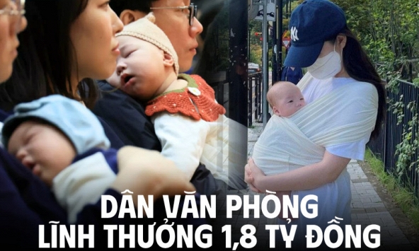 Một tập đoàn mạnh tay thưởng 1,8 tỷ đồng cho nhân viên khi sinh con, ai có 2 con thì lĩnh gấp đôi