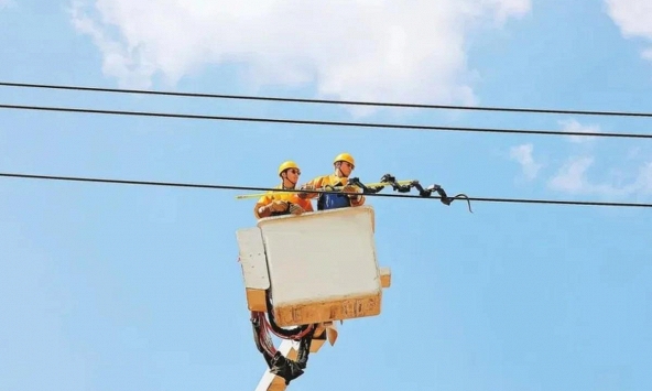 Phát hiện vật thể nhìn như rắn quấn quanh đường dây điện của Trung Quốc: 'Thân phận' thực sự gây bất ngờ