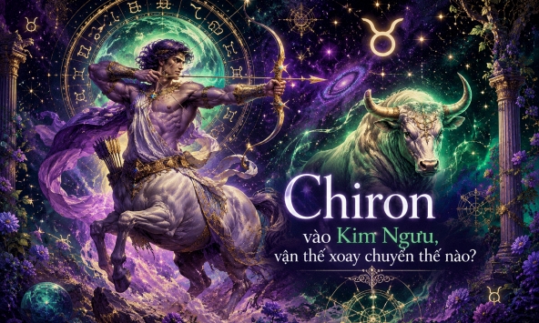 Sự kiện chiêm tinh 'kinh điển' ai cũng phải trải qua: Chiron vào Kim Ngưu ngày 19/6, bài học thế hệ sẽ ảnh hưởng suốt 7 năm tới