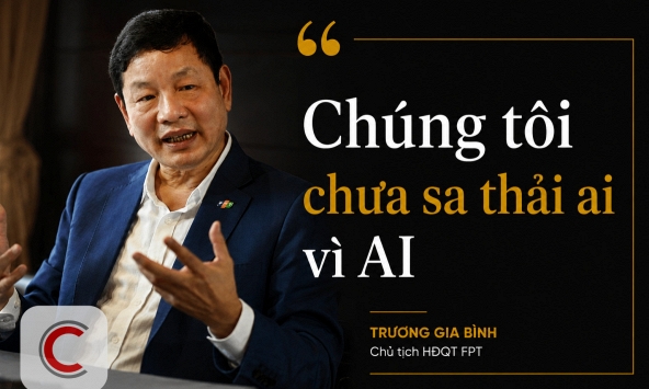 Thế giới sa thải 300.000 nhân sự vì AI, FPT 'ngược sóng' tuyển thêm 4.000: Triết lý đằng sau tuyên bố của Chủ tịch Trương Gia Bình là gì?