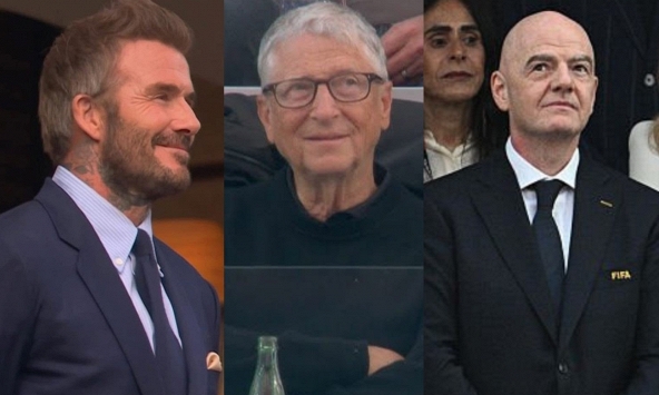 Khán đài hot nhất World Cup: Quy tụ chủ tịch FIFA, tỷ phú, diễn viên nổi tiếng đến danh thủ David Beckham