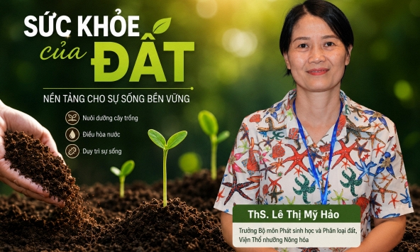 ThS. Lê Thị Mỹ Hảo: 'Muốn nông nghiệp bền vững, phải coi đất là một cơ thể sống'