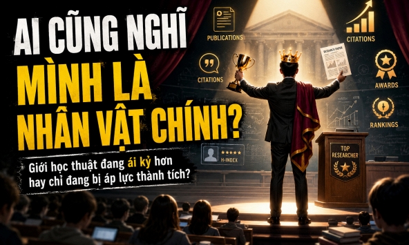 “Đại dịch ái kỷ” trong giới học thuật: Khi áp lực thành tích biến giảng đường thành đường đua?