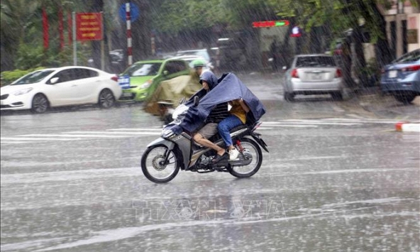 Miền Bắc đón đợt mưa lớn trên diện rộng từ chiều nay