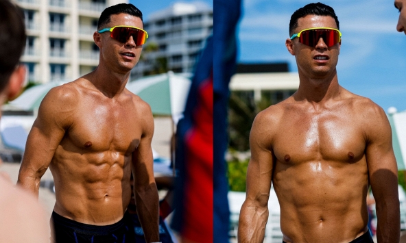 Ronaldo cởi trần khoe body 6 múi cuồn cuộn như tạc tượng tại World Cup