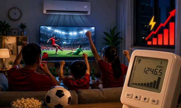 90% gia đình làm việc này khi xem World Cup mà không biết đang lãng phí điện