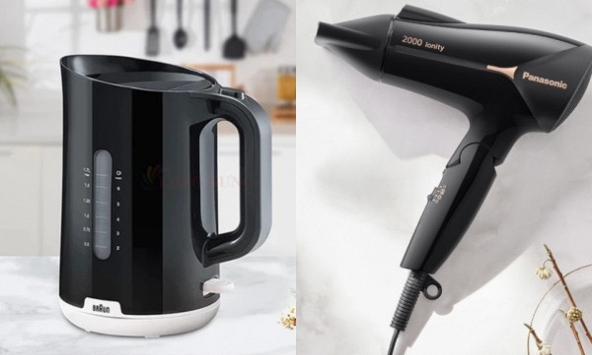 Chưa hết deal 15/6: Ấm siêu tốc Braun, máy sấy Panasonic, ổ cắm Philips cùng loạt đồ gia dụng chính hãng giảm sâu
