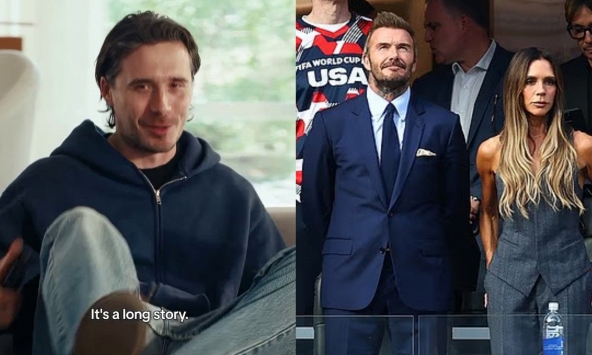 Con trai cả mượn World Cup cười 'nhếch mép' đá xéo David và Victoria Beckham, cạn tình thì thái độ thế này đây!