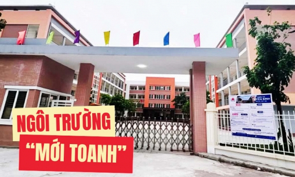 Hà Nội vừa có thêm 1 trường THCS công lập mới toanh: Rất to đẹp, tháng 7 này bắt đầu tuyển sinh, bố mẹ đừng bỏ lỡ!