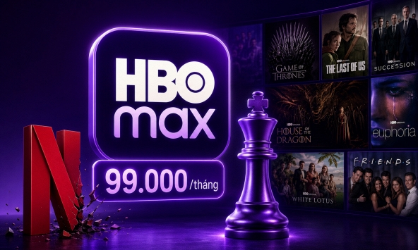 HBO Max chính thức 'mở hàng' tại Việt Nam với giá 99.000/ tháng: Trực tiếp đối đầu Netflix, toan tính thay đổi trật tự ngầm 
