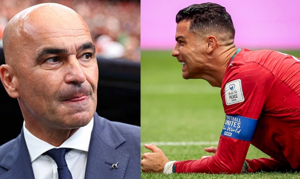 HLV Bồ Đào Nha bảo vệ Ronaldo trước chỉ trích: 'Thật vô lý khi rút chân sút vĩ đại nhất thế giới ra khỏi sân'