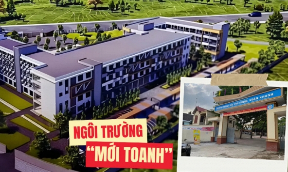 Tháng 9 này, Hà Nội có thêm một trường THPT công lập được xây MỚI TOANH: Tổng đầu tư gần 300 tỷ, diện mạo mới 'đẹp ơi là đẹp'!