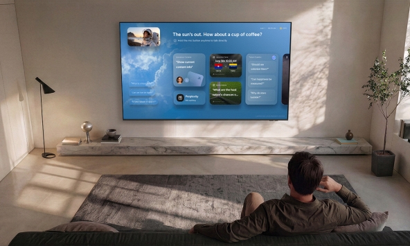 Bấm một nút, hỏi gì đáp nấy ngay trên màn hình: Samsung biến chiếc TV phòng khách thành trợ lý AI biết trò chuyện với cả nhà