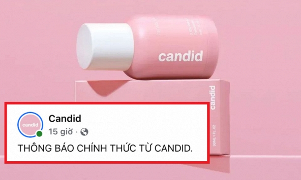 Candid lên tiếng về sản phẩm retinol giữa ồn ào