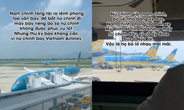 Vietnam Airlines đu trend “tổng tài - nữ chính phim mì ăn liền”: Nửa đầu rung động, nửa sau tỉnh mộng