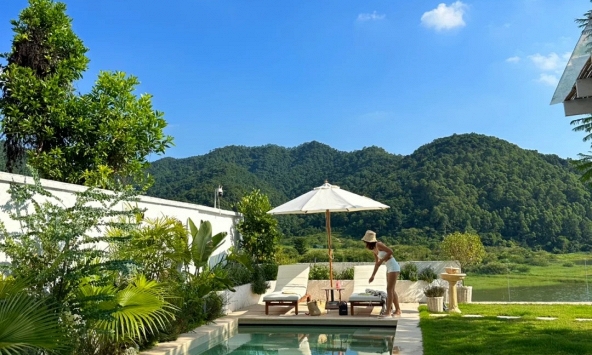 Căn biệt thự 850m² bên hồ, tiện nghi như resort khép kín của người phụ nữ không đi làm, không kết hôn
