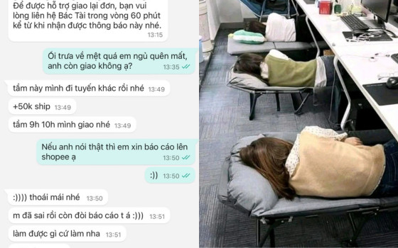 Viral nhất lúc này: Đặt đồ ăn rồi cài báo thức đi ngủ, ship đến sớm gọi không được, cô gái lên mạng hỏi đúng - sai