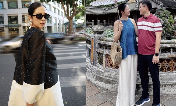Hoa hậu Việt lấy chồng làm Bộ Ngoại giao, chuyện tình bắt đầu ở Ai Cập