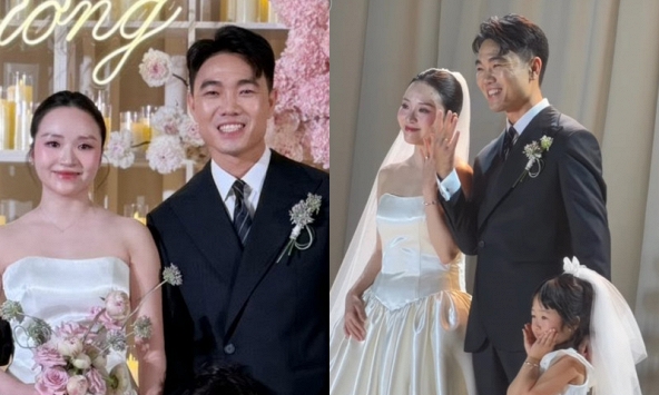 Lễ cưới Xuân Trường và Nhuệ Giang sau 5 năm đám hỏi: Cô dâu khóc nức nở, con gái được giao trọng trách đặc biệt
