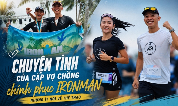 Trong nhà cặp đôi chinh phục IRONMAN, có chiếc bảng nhắc: Thành tích trên đường đua không miễn trừ việc bếp núc