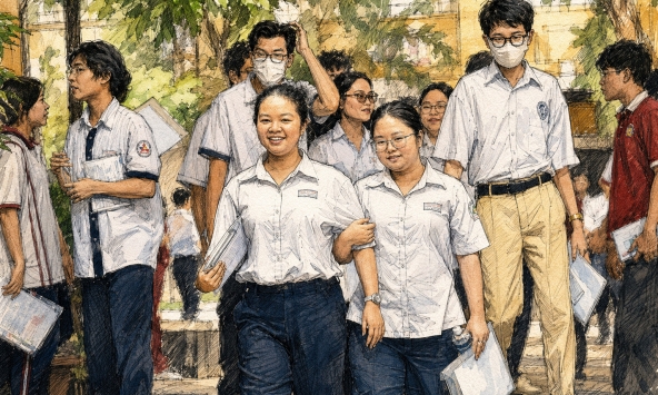 Thấy gì từ điểm chuẩn 4 trường chuyên Hà Nội mới công bố