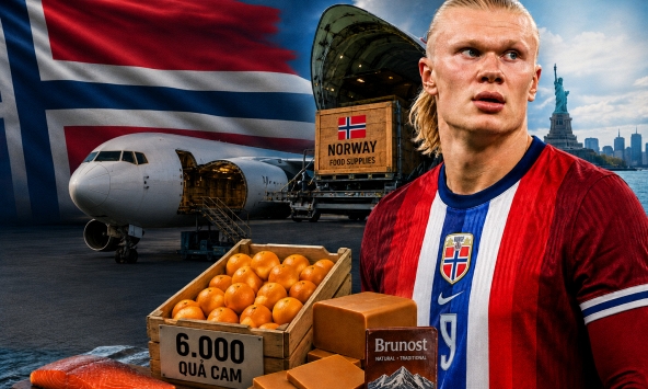 Tuyển Na Uy ship 1 tấn thực phẩm và 1 căn bếp riêng tới World Cup 2026 vì không tin vào dinh dưỡng đồ ăn Mỹ
