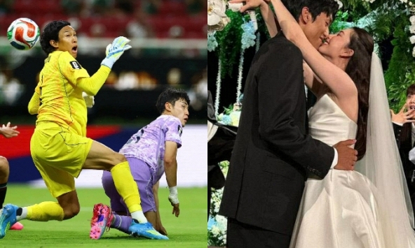 Vợ minh tinh của thủ môn Hàn tại World Cup bị cả MXH tấn công sau khi sinh con mà không có chồng bên cạnh
