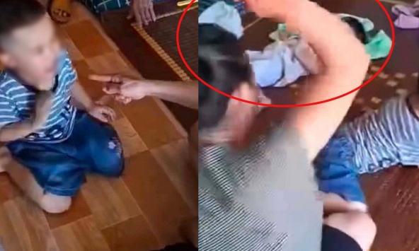 Diễn biến mới vụ bà nội đánh cháu 4 tuổi thô bạo, người mẹ quay clip