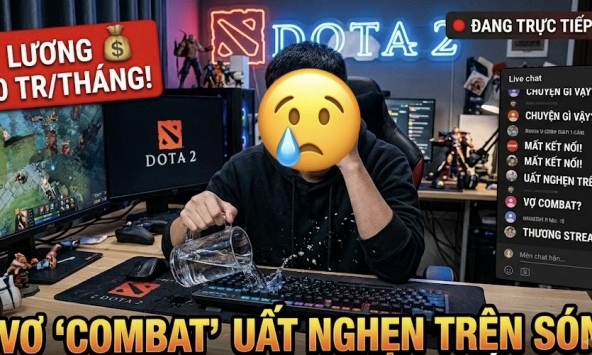 Kiếm 40 triệu/tháng, nam streamer bị vợ “combat” uất nghẹn ngay trên sóng