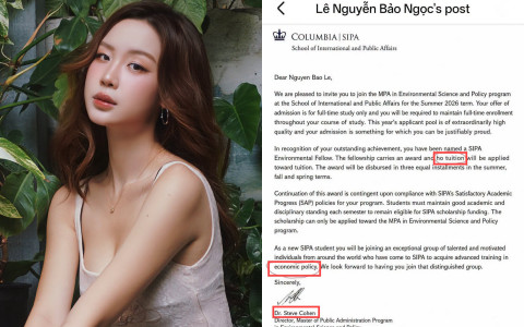 Hoa hậu Bảo Ngọc bị tố 'phông bạt' thư mời học thạc sĩ trường top đầu thế giới, động thái mới nhất gây bàn tán