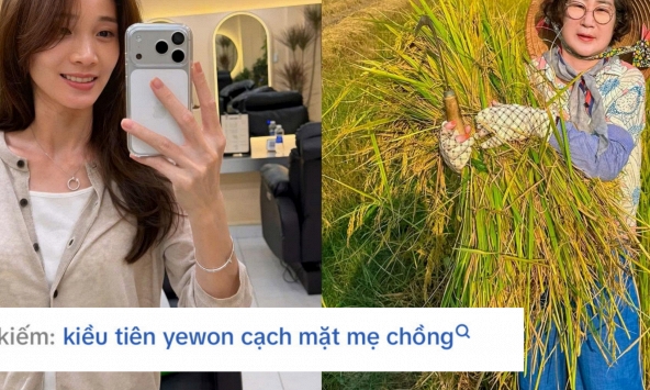 “Kiều Tiên cạch mặt mẹ chồng Hàn Quốc” lên hot search