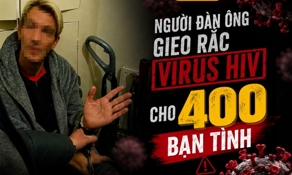 1 người đàn ông giấu kín bệnh HIV để làm 'chuyện ấy' với khoảng 400 người trong 4 năm