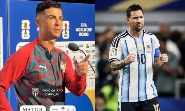 Ronaldo phản ứng cực gắt khi được hỏi về Messi