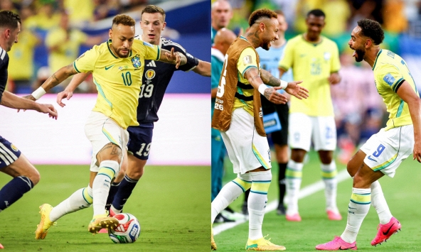 Ảnh nét căng: Những bước chạy đầu tiên của Neymar ở World Cup