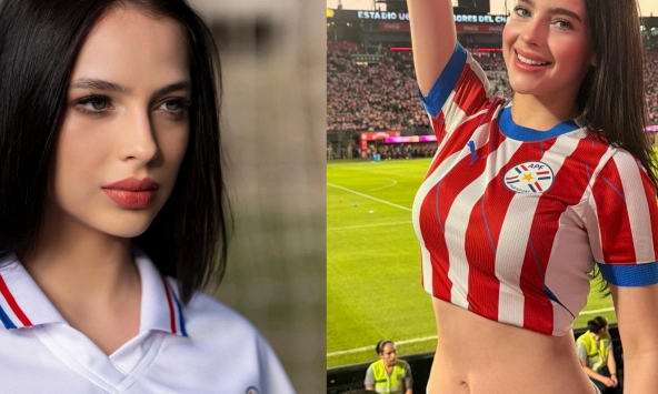 Danh tính cô gái đi xem World Cup 2026 đẹp siêu thực, phải quay clip chứng minh mình là người thật 