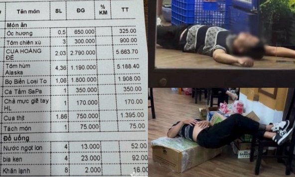 Đưa cô gái quen qua mạng đi ăn hải sản, thanh niên bị bỏ lại với hóa đơn 16 triệu: Hé lộ thái độ khi làm việc với công an
