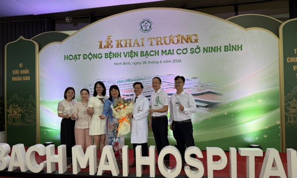 Khai trương Bệnh viện Bạch Mai cơ sở Ninh Bình, đưa dịch vụ y tế tuyến cuối đến gần người dân