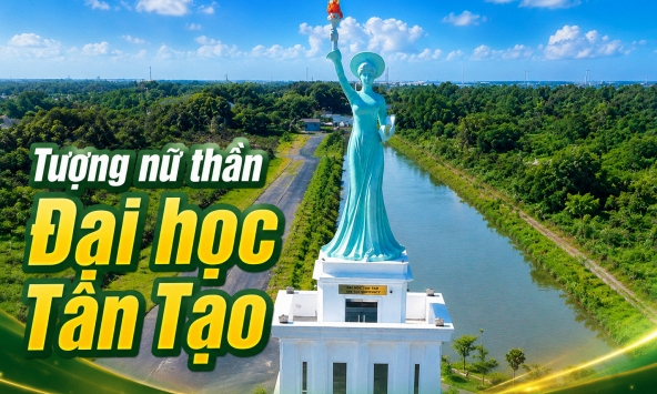 Ngôi trường nơi có bức tượng “hao hao” Nữ thần Tự do Mỹ: Hoá ra là một Đại học tư thục có tuổi đời 16 năm