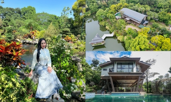 Nữ tiến sĩ, giảng viên thanh nhạc được chồng xây tặng nhà 25.000m2 như khu sinh thái ở Hà Nội