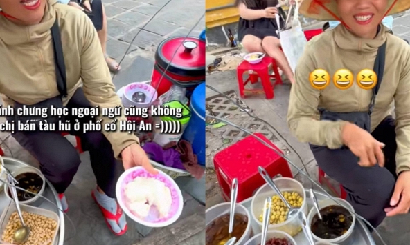 Chị gái bán tàu hũ ở Hội An bắn sương sương 5 thứ tiếng, hỏi sao thị trường lao động nay khắc nghiệt