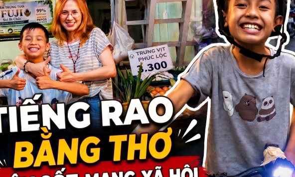 Đằng sau tiếng rao bằng thơ gây sốt mạng xã hội của cậu bé 9 tuổi bán trứng phụ mẹ