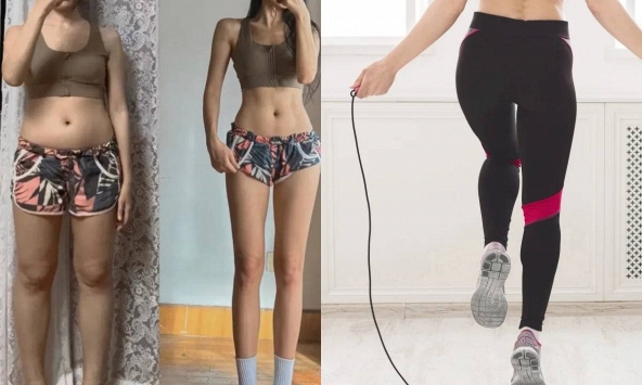 Giảm ngay 6kg sau một tháng: Trào lưu 'nhảy dây kết hợp jumping jack' gây bão mạng, đánh bay mỡ bụng cực nhanh