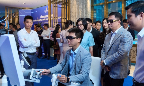 Vinmec khai trương hệ thống Trung tâm Phẫu thuật Robot Công nghệ cao đầu tiên theo mô hình đa kết nối