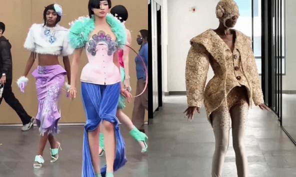 Cảm giác như đang xem Met Gala: Đồ án tốt nghiệp của sinh viên Thiết kế Thời trang Việt Nam đẹp, đỉnh, quốc tế đến khó tin