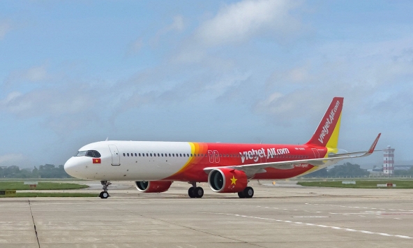 Cận cảnh tàu bay mới sức chứa 230 hành khách của Vietjet