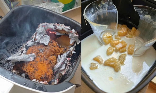 Nói với người nhà bạn ngay! 3 thứ đặt trong nồi chiên không dầu không khác gì tự kích hoạt bom trong nhà